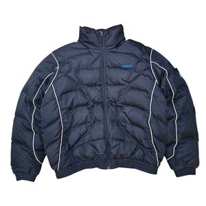 Vintage Umbro Navy Puffer Jacket With Hood